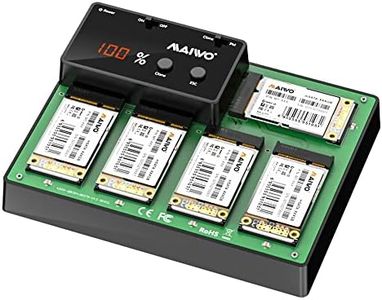 MAIWO 5 Bay M.2 mSATA Docking Station, USB 3.0 Duplicator, Support Offline Clone (K3015 mSATA)