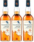 Talisker 10 Year Old Single Malt Scotch Whisky | 45.8% vol | 70cl | Rich | Deep Character | Ruggedly Maritime | with Gift Box (Pack of 3)