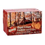 Turkey Hill Sugarbush 100% Pure Canadian Premium Maple Syrup Cream Filled Cookies - All-Natural Maple Leaf Shape Delicious Cookies, (2 Pack, Cream Cookies)