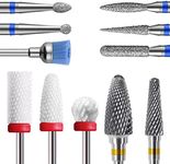 Homeet 11 Pcs Ceramic Nail Drill Bi