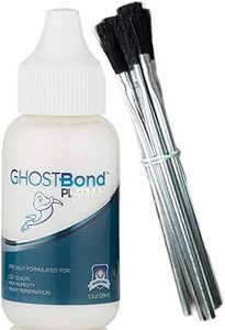 Pro Hair Labs - Ghostbond Platunum - Full Head Bond For Poly & Lace | Wig Glue Hair Adhesive Specially Formulated For High Humidity, Heavy Perspiration, And Oily Scalps - 1.3oz + 5 Application Brushes