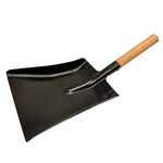 EDS Heavy Duty Shovel for Digging with Wooden Handle Metal Steel Fireplace Coal Ash Shovel for Landscaping, Gardening, Construction, Snow Shoveling and Yard Work Garden Tools (SHOVEL)