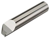 Micro 100 FG-500-156 Right Hand Face Grooving Tool, 0.156/0.158" Groove Width, Solid Carbide Tool, 0.100" Projection, 0.510" Minimum Groove Diameter, 0.500" Shank Diameter, 3" Overall Length