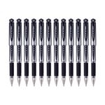 UNI-BALL UNSGP153SBK12 Signo Gel Pen Set - Pack of 12 (Black)