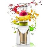 Duronic Mini Blender BL540 Personal Sports Blender, Portable Smoothie Maker, Mini Gym Protein Shaker Mixer, Quick Blend, White