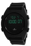 Gen-y Water Resistant Digital Black Men's Sports Watch