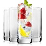 LEYU Highball Drinking Glasses Set 