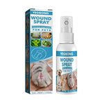 BIBABLYKE Cat Wound Care Spray Felines Heal Aid and Skin Repair for Wounds and Abrasions Itches Relief for Cats Dogs 30ml Liquid