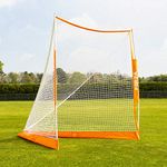 FORZA Proflex Pop-Up Lacrosse Goal - 6ft x 6ft Portable Lacrosse Goal | Carry Bag and Ground Pegs Included | Lacrosse Practice Equipment | Backyard Lacrosse Goal