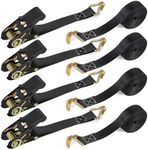 IAZZCO Ratchet Straps with Hook - 4
