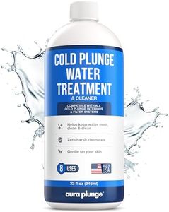 3in1 Natural Cold Plunge Water Treatment - Cleaner, Clarifier & Water Stabilizer for Cold Plunge - No Harsh Chemicals - Keeps Ice Bath Water Clean & Odor-Free - Made in USA (8 Week Supply, 32oz)
