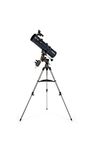 Celestron - AstroMaster 130EQ-MD Newtonian Telescope - Reflector Telescope for Beginners - Fully-Coated Glass Optics - Adjustable-Height Tripod - Bonus Astronomy Software Package