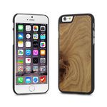 Cover-Up #WoodBack Real Wood Matt Black Case for iPhone 6 / 6s - (Carpathian Elm Burl)