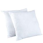 The Bettersleep Company Luxury Piped Edge Square Pillow Pair (2 pillows) Euro Continental 65 cm x 65 cm (26" x 26") British Made