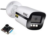 kathiriyas RMX 2.8MP 1/2.7" CMOS 4-in-1 Bullet/Dome Starlight CCTV Security Camera TVI + CVI + AHD + Analog Signal 1080p (1920x1080) 3.6mm Lens (Bullet/Outdoor)