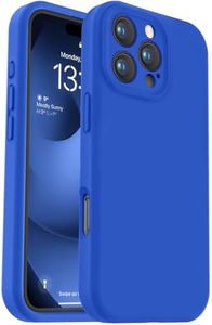 Vooii Compatible with iPhone 16 Pro Max Case, Liquid Silicone Upgrade [Camera Protection] [Soft Anti-Scratch Microfiber Lining] Shockproof Phone Case for iPhone 16 Pro Max 6.9 inch - Klein Blue