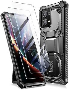 i-Blason Armorbox Lite for Moto G Stylus 5G Case (2023 Release)[Not for 4G Version/2022/2021], [2Pcs Tempered Glass Screen Protectors] Slim Protective Bumper Case with Built-in Kickstand, Black