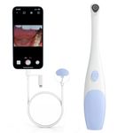 Oral Endoscope, 1920P HD Oral Camera, Video Animal Tooth Inspection, Intraoral Camera with 8 Adjustable LED Lights, Compatible with Android and iOS, iPhone, for Individuals and Pets Plug and Play