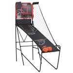 Redline Alley-OOP Single Basketball Shootout with Quick Connect Easy-to-Assemble Frame and Compact Fold-up Design for Easy Storage