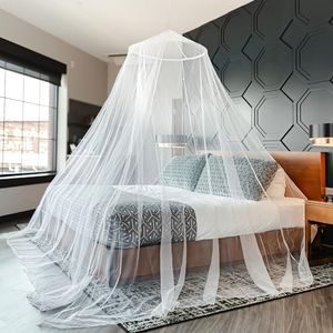 Mosquito Netting for Bed, Extra Large Mosquito Net, Bed Net Covers Single to California King Size Beds, Bug Net for Camping, Crib Canopy, Premium Quality for Indoor Outdoor Use and Travel