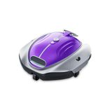 BUBLUE Bubot 300P Robotic Pool Cleaner, Cordless Pool Vacuum with Industry Leading Suction Power, Bluehole Tech, DirtLock Tech, Smart Sensor for Above-Ground Flat Pools up to 850 Sq.Ft, Purple
