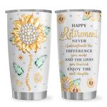 Biomlon Retirement Gifts Tumbler 20oz, Retirement Gifts for Women 2023 Mug, Retirement Party Decorations, Retired Gifts For Women Cup, Happy Retirement Decorations, Best Retirement Gifts Ideas