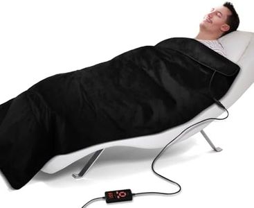 UTK Full Body Size Infrared Heating Pad for Pain Relief, 70" x 31" Ultra Soft Far Infrared Heating Mat, EMF Free,Gentle Healing Pain,Smart Controller with Memory Function,Super Large Size