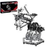 Keetopteep 3D Metal Puzzles for Adults, Dragon Crossbow Metal Model Building Kits, 815Pcs Mechanical 3D Metal Models Challenge Brain Teasers, Art Craft Home Deco Gifts for Teens Adult (Crossbow)