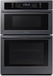 SAMSUNG 30" Electric Wall Oven Microwave Combo, Black Stainless Steel, NQ70T5511DG/AA