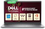 Dell 15, 13th Gen Intel Core i5-1334U (16GB DDR4, 512GB SSD) Anti-Glare FHD 15.6"/39.62cm, Windows 11, Microsoft Office Home 2024, Grey, 1.66kg, [Vostro 3530], 12 Month McAfee, Thin & Light Laptop
