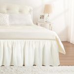 RIMELA White Bed Skirt Queen Size 1