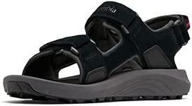 Columbia Men's Trailstorm Hiker 3 Strap sports sandals, Black (Black x Dark Grey), 9 UK
