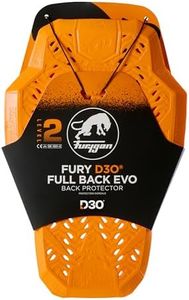 Furygan Full Back Fury D3O EVO - Level 2 Approved D3O Back Protector - Certified Motorcycle Protection - Lightweight, Flexible Comfort - Ventilation Safety, Orange Version 2024