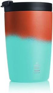 HYDRATE 340ml Travel Mugs - Reusable Coffee Cup with Leak-Proof Lid - Stainless Steel Thermal Vacuum Mug for Hot and Cold - Insulated - Easy-Clean - Multiple Colors - BPA-Free - Gift Set Included