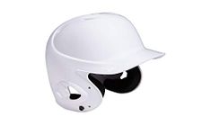 Mizuno MVP Series Solid Youth Batting Helmet , Youth OSFM, White