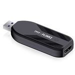 Pyle HDMI Video Capture Card - Camera Link 4K USB3.1 GEN1 HDMI-to-USB Audio-Video Recording via DSLR Camcorder Action Cam, Record Directly to Computer for Gaming, Streaming, Conference, Live Broadcast