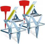 2 Pack Mole Traps,Galvanized Steel 