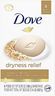 Dove Dryness Relief Beauty Bar deep moisturizing body bar for sensitive skin Oatmeal and Rice Milk Scent beauty bar with 100% skin natural nourishers 106 g 6 Pack
