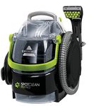 BISSELL SpotClean Pet Pro - Animal Stain Cleaner - For Carpets, Upholstery and Car - Accessories included - 750W - Light and compact - 84dB - Black/Green/Transparent -15585