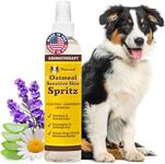 Natural Dog Company Sensitive Skin Dog Deodorizing Spray: Ideal for Sensitive Skin Dog Shampoo, Long Lasting Perfume, Dog Spray Deodorizer, Neutral Scented with hints of Lavender, 8 oz