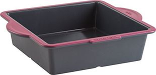 Trudeau Fda Silicone Cake Mould, Fuchsia Grey