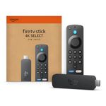 Amazon Fire TV Stick 4K Select (newest model), start streaming in 4K, hundreds of thousands of movies and shows, and free & live TV