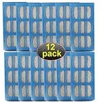 K&J 12-Pack of Compatible with Cat Mate & Dog Mate Fountain Replacement Filter Cartridges