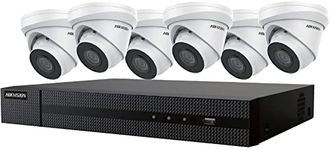 HIKVISION EKI-K82T46 4K Value Express Security NVR Kit Consisting of (1) ERI-K108-P8 8 Channels POE NVR + (6) ECI-T24F2 4MP IR Outdoor Dome Cameras