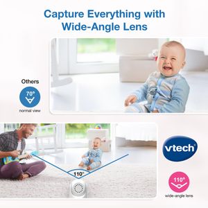 VTech 7-Inch Baby Monitor – Video, Audio, Night Vision