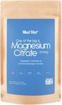 Mad Diet Magnesium Citrate | Zero Additives | Practitioner Quality | 200mg of Elemental Magnesium Per Capsule | More Bioavailable | 60 Capsules | 2 Month Supply | Brain and Heart Health | Suitable for