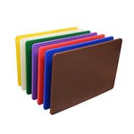 7X eZone Chopping Boards 45x30cm Colour Coded Catering Food Prep Cutting Boards