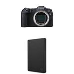 Canon 3380C002 EOS RP Mirrorless Digital Camera (Body Only), Black Bundle with Seagate Portable 2TB External Hard Drive