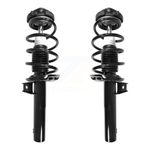 Transit Auto - Front Complete Suspension Shocks Strut And Coil Spring Mount Assemblies Pair For Volkswagen Jetta Passat Beetle CC Eos Golf Rabbit Audi A3 Quattro K78A-100007