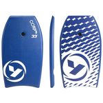 Yello Corp Bodyboards 33’’/37’’/42’’ with Adjustable Wrist Leash for Kids and Adults, Lightweight Bodyboard with XPE Deck, Crescent Tail and EPS Core, Multiple Colours and Sizes